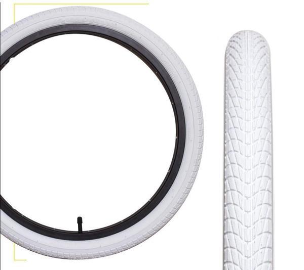 RAPTOR Beyaz Dış Lastik 20X1.95 (Desen-P1023) 20 Jant Beyaz Çocuk Bisikleti Dış Lastiği Düz Lastik - Image 1