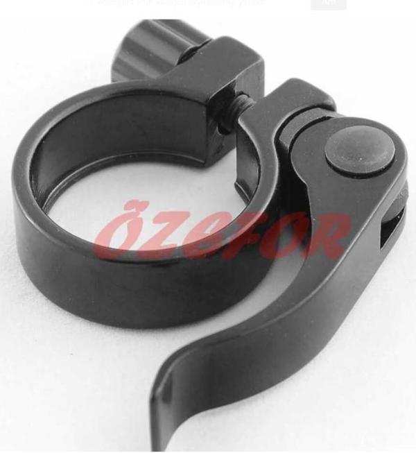 Bisiklet SELE BORUSU KELEPÇESİ MANDALLI SİYAH 31,8MM ( 27,2 SELE BORUSU UYUMLU ) - Image 1