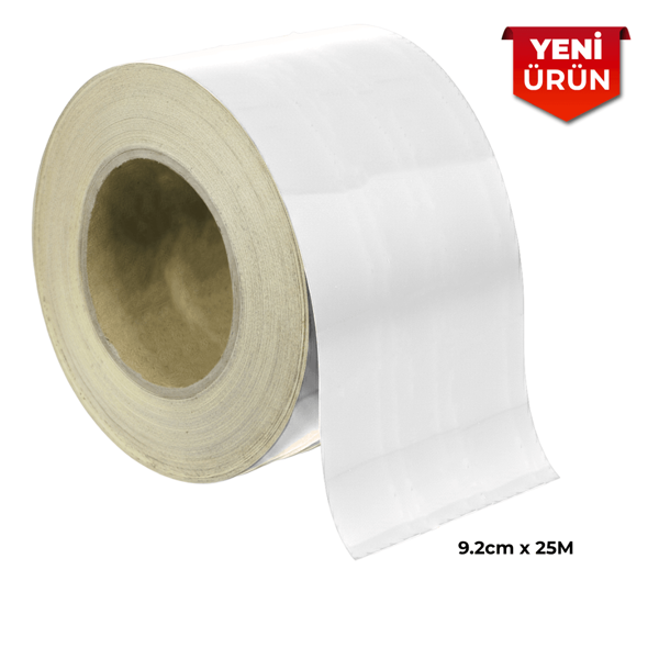 Reflektif Fosforlu Şerit Bant, Düz Reflekte İkaz Bandı 9.2cm x 25M - Image 1