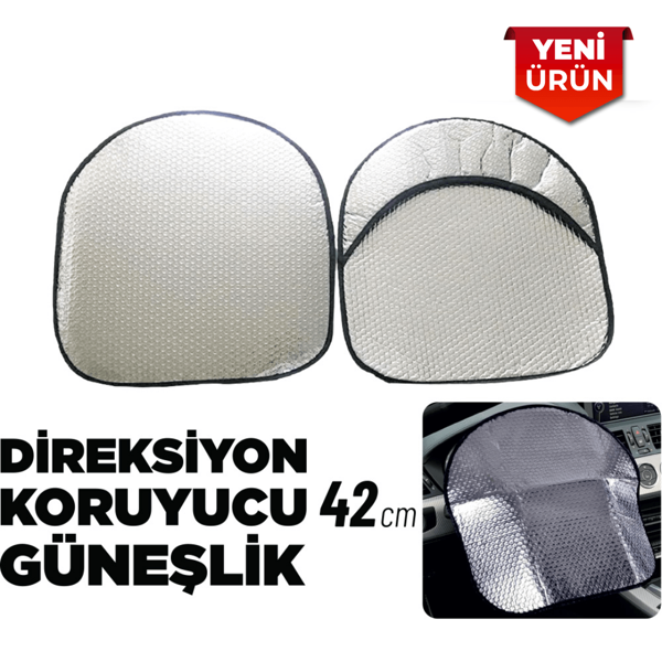 Direksiyon Koruyucu Güneşlik – Oto Güneşlik Direksiyon Örtüsü BR185 0201 - Image 1