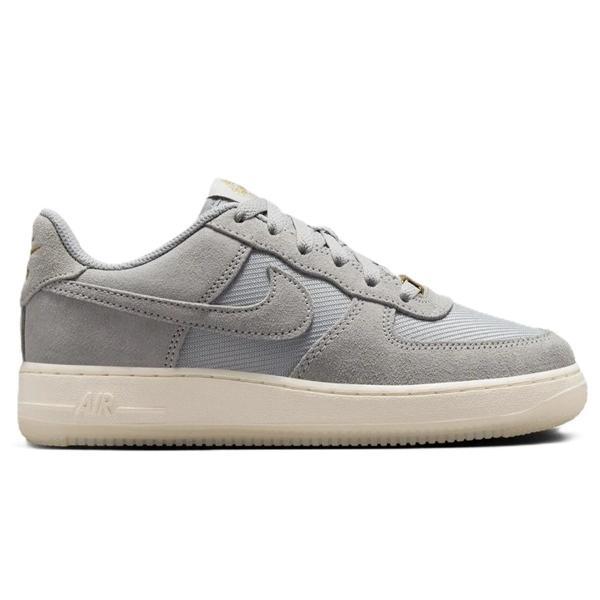Nike Air Force 1 AF1 Leather Unisex Sneaker Hakiki Deri Günlük Spor Ayakkabı Gri - Image 1