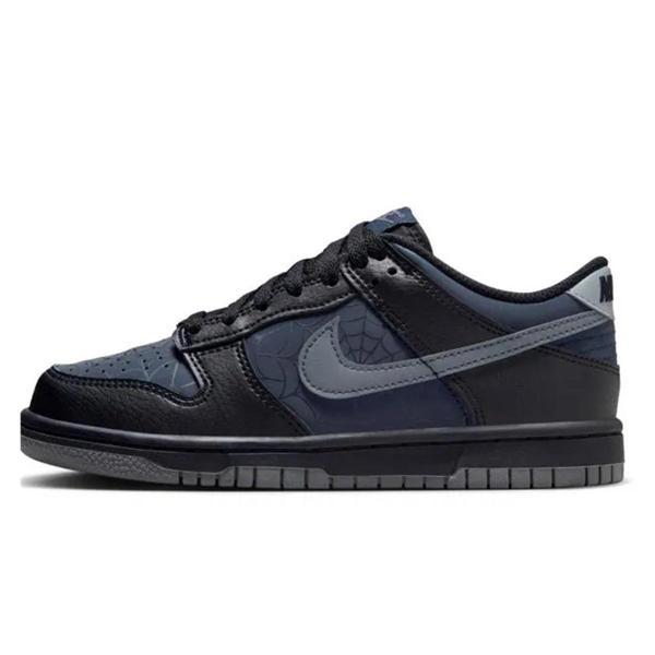 Nike Dunk Low Unisex Sneaker Reflektörlü Günlük Spor Ayakkabı Siyah - Image 1