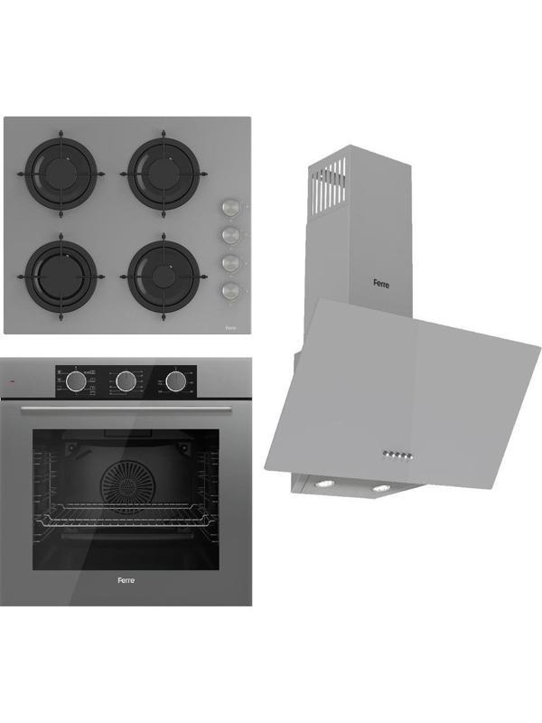 Ferre Fryart Basıc Serisi Gri Set (CS208 + QXE62CPR+D088 ) - Image 1