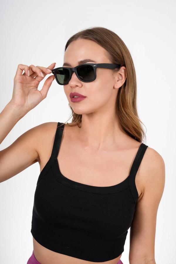 101 C3 Black/Green Olivier Philippe Polarize Güneş Gözlüğü - Image 1