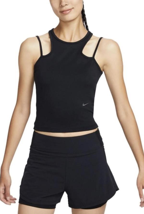 Nike Dri-Fit City Kadın Siyah Atlet - Image 1