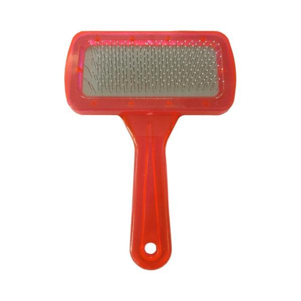 Markapet Kedi Köpek Tarağı Şeffaf 9*14 cm Turuncu - Image 1