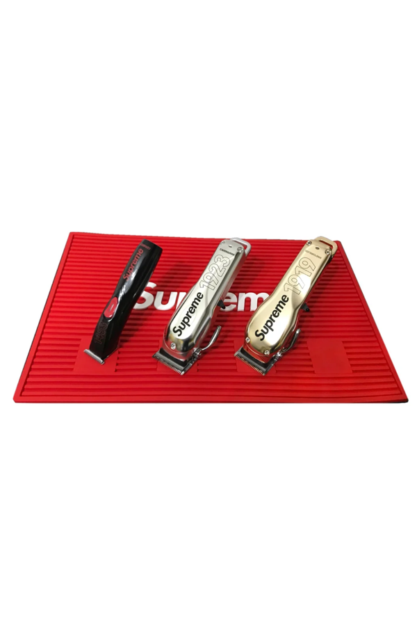 Supreme Tıraş Makinesi Matı – Kaymaz Silikon Berber Tezgâh Matı - Image 1