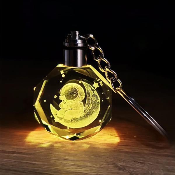 Renk Değiştiren Astronot Tasarımlı Anahtarlık - Image 1