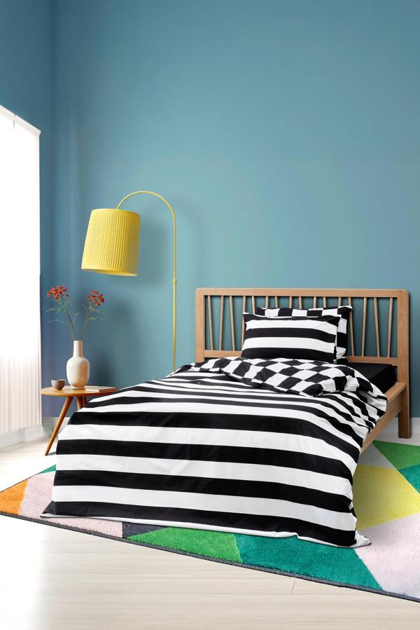 Cozy Home Mono Tek Kişilik Lastikli Çarşaflı Nevresim Takımı Code Siyah - Image 1