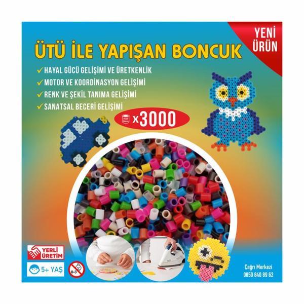 Ütü ile Yapışan Boncuk 5mm 3000'li Renkli - Image 1