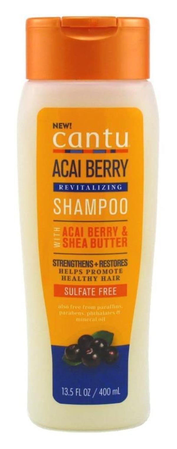 Cantu Acai Berry Canlandırıcı Şampuan - Sülfatsız, Kıvırcık ve Dalgali Saçlar İçin, 400 ml - Image 1