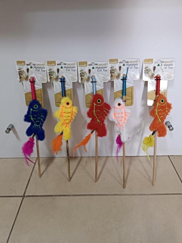 Royalist kedi oltası Matatabili Zilli 42 cm sap  - Image 1