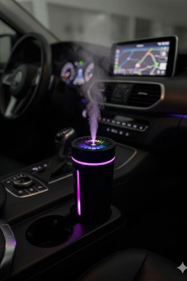 Blackbird KT-H04 Siyah Oto İçi Ofis Ev Hava Nemlendirici Işıklı Buhar Koku Makinası - Image 1