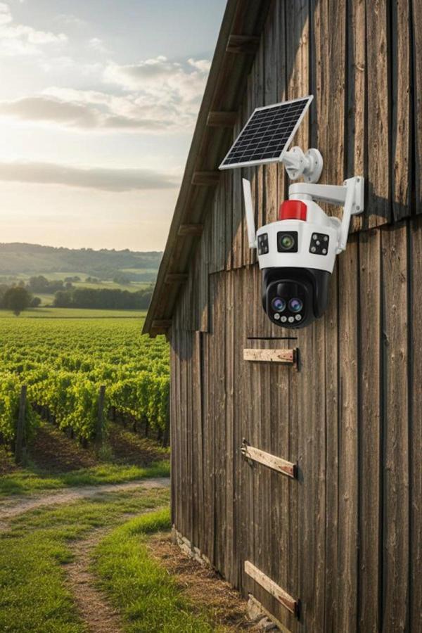 Okam 6010 4G E Sim Özellikli Solar 10X Optik Zoom Kamera - Image 1