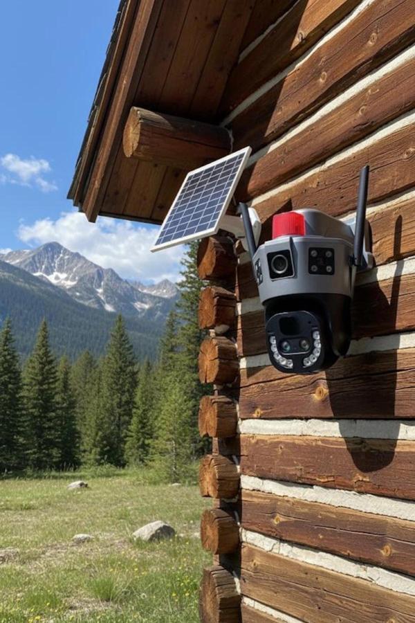 Okam 6020 4G E Sim Özellikli Solar 10X Optik Zoom Kamera - Image 1
