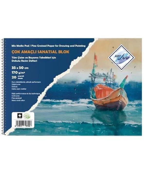 Supertrend Resim Defteri Multi Teknik 35x50 cm. 170 gr. 20 yaprak (SD-104) - Image 1