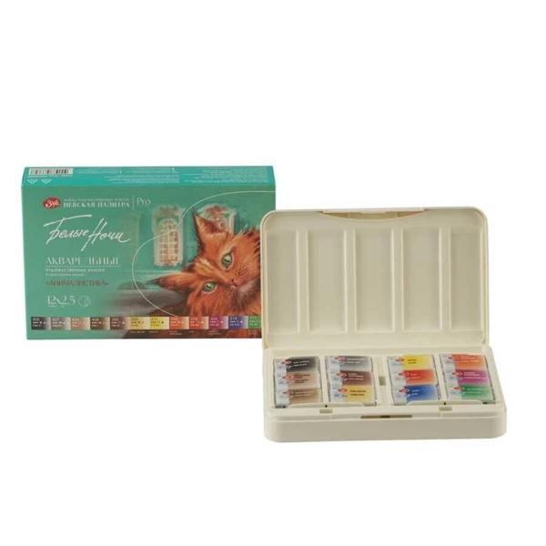 Supertrend White Nights Tablet Sulu Boya Seti 12 Renk Animalistics Set - Image 1