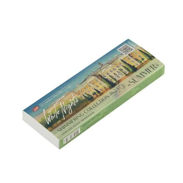 Supertrend White Nights Shimmering Collection Tablet Sulu Boya Seti 8 Renk Summer - Image 1