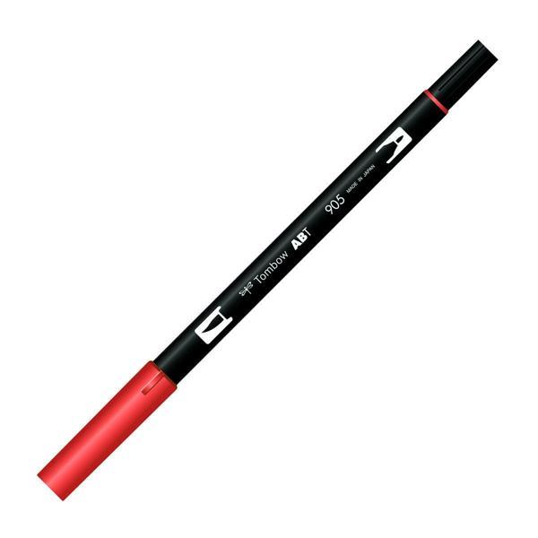 Supertrend Dual Brush Pen Grafik Çizim Kalemi 905 Red - Image 1