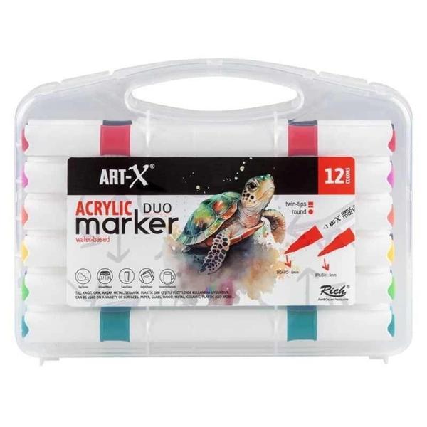 Supertrend Akrilik Marker DUO 12 Renk (18057) - Image 1