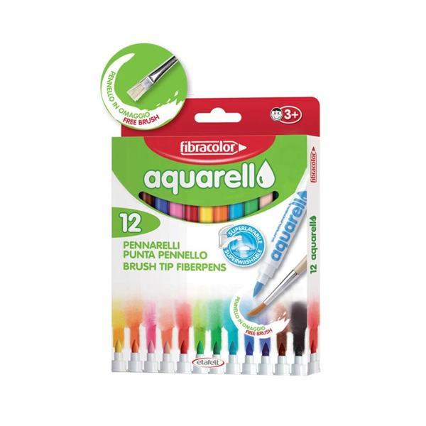 Supertrend Aquarell Suda Çözünebilen Keçeli Kalem 12 Renk - Image 1