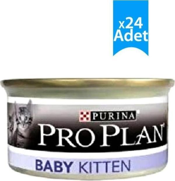 Pro Plan Tavuklu Yeni Doğan Yavru Kedi Konservesi 85 gr x 24 Adet - Image 1