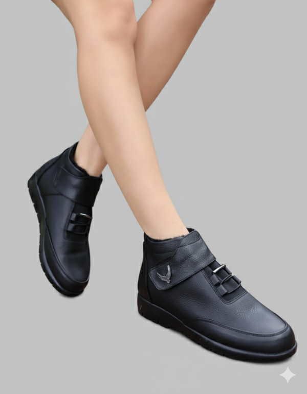 Hakiki Deri Cırtlı Kadın Bot - Image 1