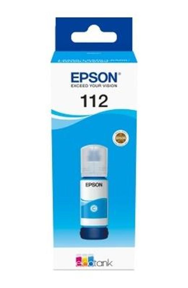 Epson 112 Ecotank Pigment Mavi Blue Mürekkep Şişe  - Image 1
