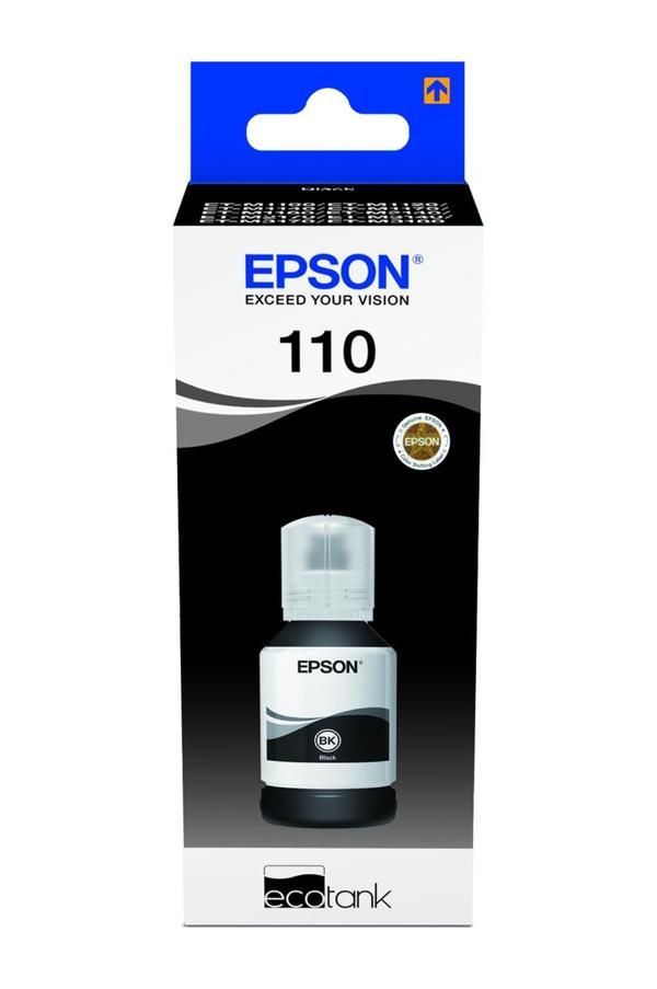 Epson 110 Ecotank Pigment Black Ink Bottle Siyah Mürekkep Şişesi - Image 1
