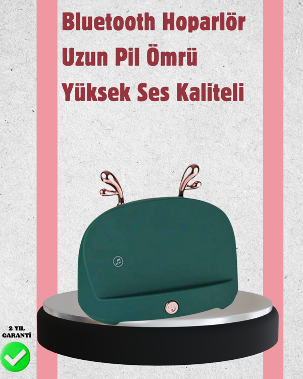 Taşınabilir Kablosuz Telefon Tutucu ve Bluetooth Hoparlör – Kompakt Tasarım, Üstün Ses - Image 1