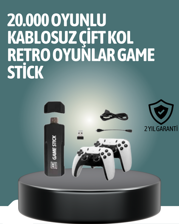 Çoklu Oyun Seçenekli TV Bağlantılı Oyun Konsolu - Image 1