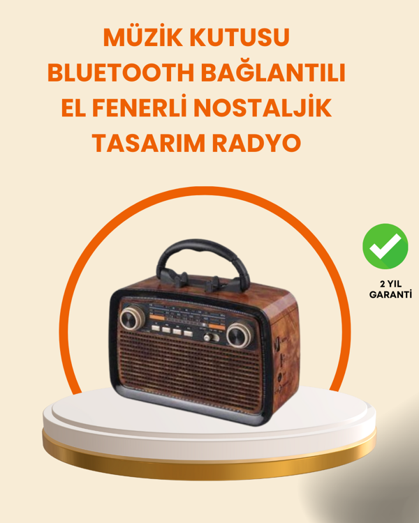 Bluetooth Hoparlör – Kablosuz Bağlantı, Geniş Ses Alanı, Radyo Destekli, Hafif ve Taşınabilir - Image 1