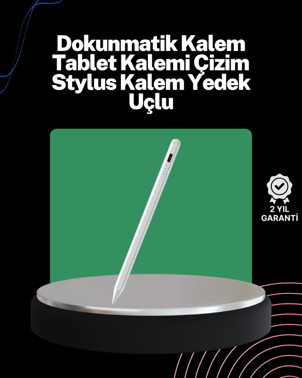 Akıcı Yazı ve Çizim için Eğim Sensörlü Dijital Kalem – 20 Saat Kesintisiz Kullanım - Image 1