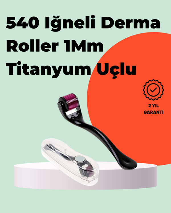 Titanyum İğneli Derma Roller – Evde Cilt Bakımı İçin Uygun - Image 1