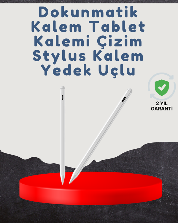 Yüksek Hassasiyetli Eğim Sensörlü Dijital Kalem – USB-C Hızlı Şarjlı - Image 1
