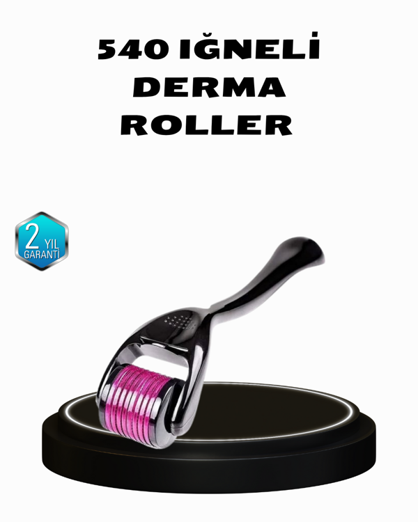 Derma Roller Titanyum İğneli Cilt Yenileyici – Akne, Kırışıklık ve Leke Karşıtı - Image 1