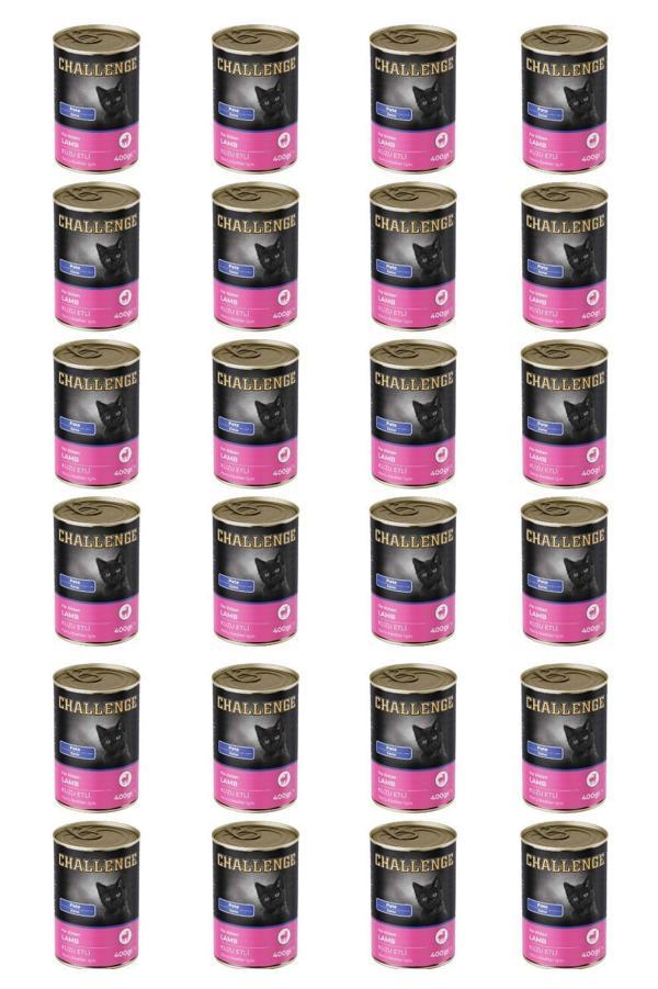 Challenge pate kuzu etli yavru kedi konservesi 400 gr x 24 adet  - Image 1