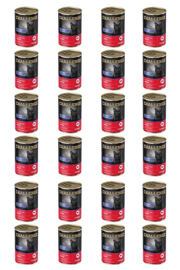 Challenge pate sığır etli yetişkin kedi konservesi 400 gr x 24 adet  - Image 1