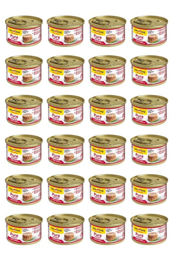 GimDog Konserve Köpek Maması - Tuna Balıklı Biftekli 85grX24AD - Image 1