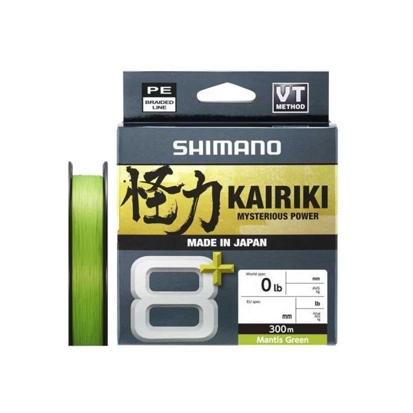 Shimano Kairiki 8⁺ İp Olta Misinası 300mt Mantis Green-0,190 mm - Image 1