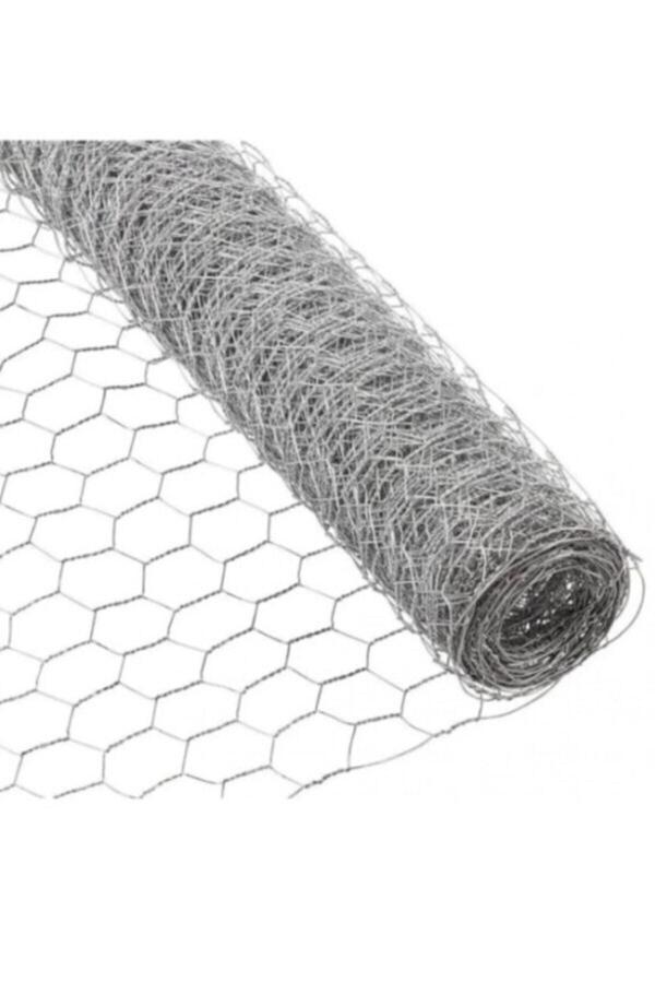 Hastel Bahçe Çit Teli Örgülü Tel 100Cm Yükseklik 20Mt Uzunluk 7X7 Göz Aralığı 1.1Mm Kalınlık - Image 1