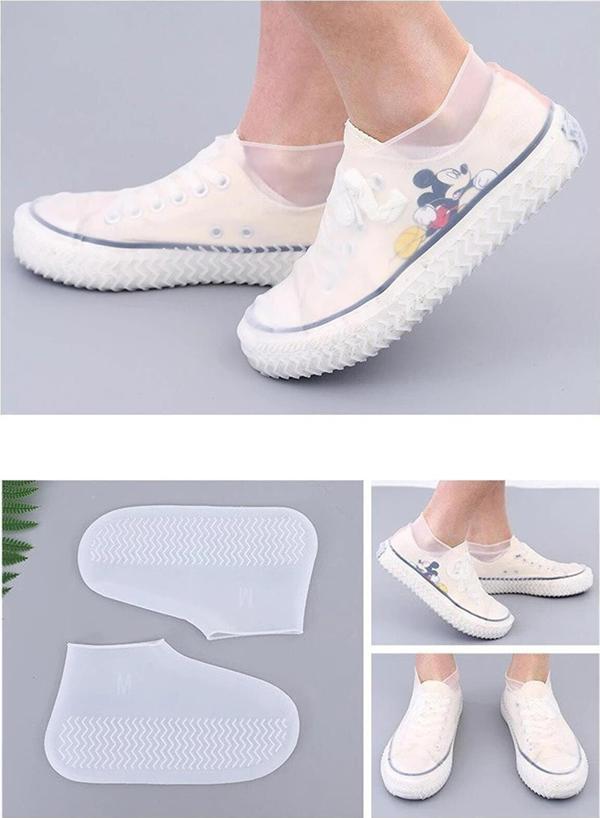 Silikon Yağmur Koruyucu Ayakkabı Kılıfı Kaymaz Su Kir Geçirmez Large (40-46) - Image 1