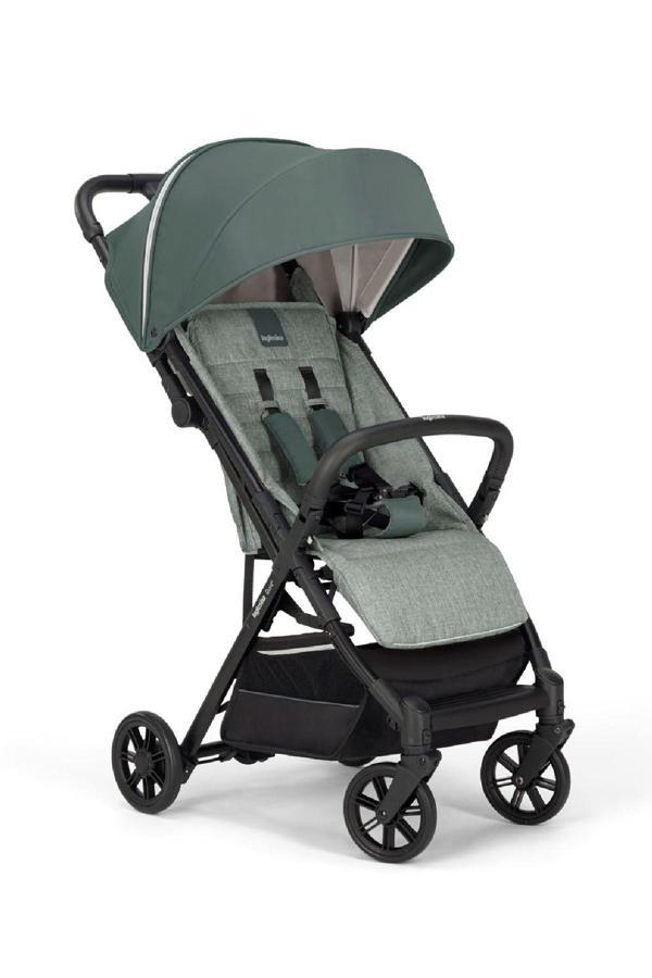 Inglesina Quid2 Tek El Tek Hamle Ile Katlanıp Açılan Kabin Boy Bebek Arabası Elephant Grey - Image 1