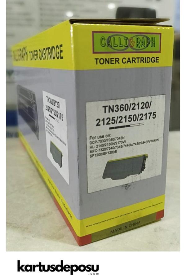 Calligraph Brother TN-2150 (TN-360)  Muadil Lazer Toner - Image 1