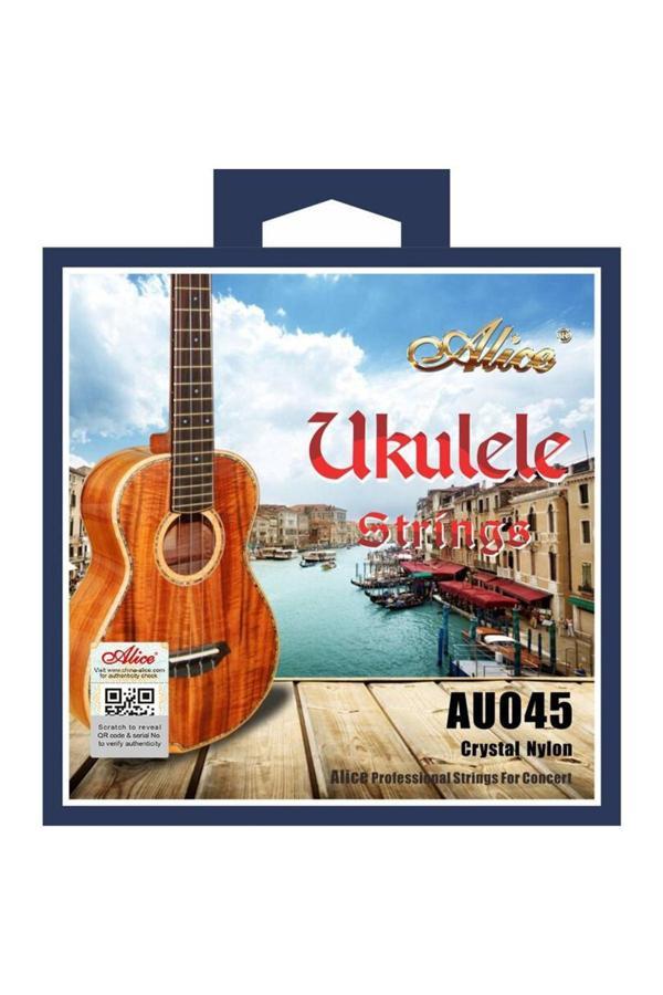 Alice A045-C Cristal Nylon - Tüm Ukulele Boylarına Uyumlu Tel Seti-Ukulelel Tel Seti - Image 1