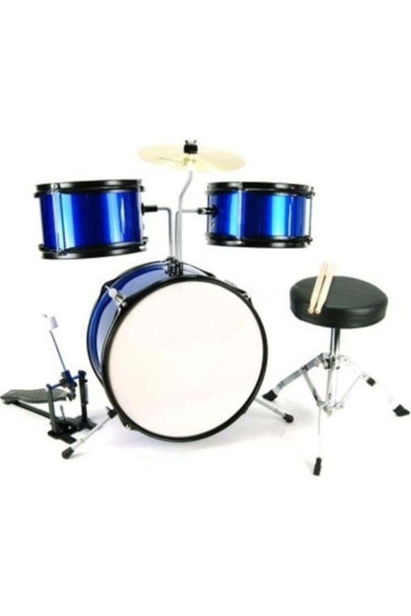 Rhtym Jd001 Akustik Junyır Boy (3-8 Yaş) Çocuk Baterisi-Mavi Renk - Image 1