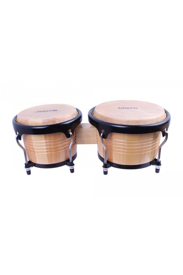Lucetta Lbg254 Model Ahşap 7'' 8'' İnç Ağaç Profesyonel Bongo - Image 1