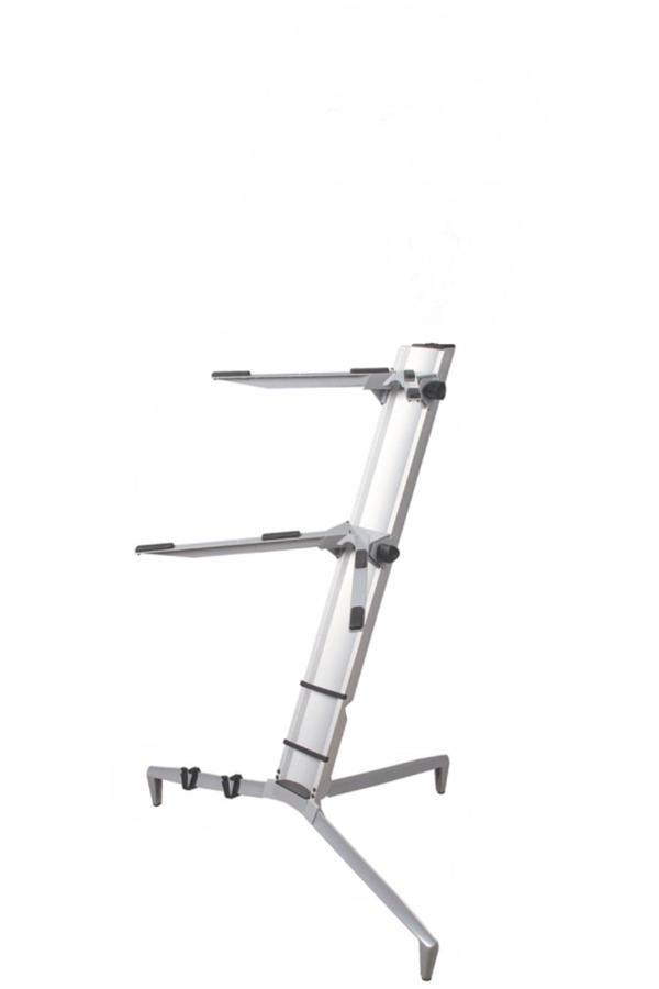 Lucetta Ks-200Bk ( Siyah Renk ) 2 Katlı Çantalı İthal Profesyonel Org Sehpası - Image 1