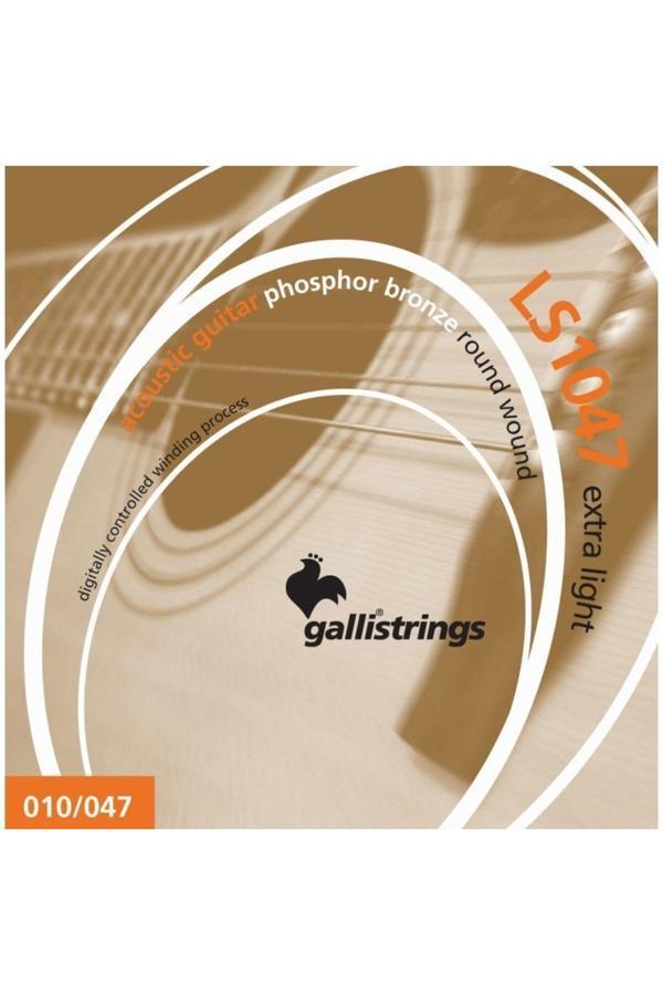 Galli İtaly Profesyonel (10-47) Numara Akustik Gitar Tel Seti - Image 1