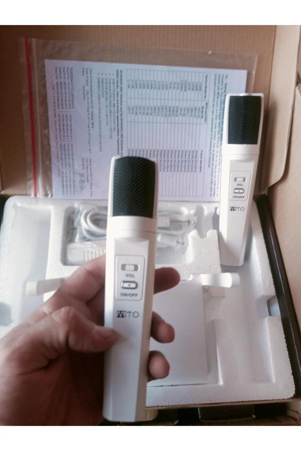 Mito Nwm-Ee Uhf Tek Frekans Dijital Çift El Verici Mikrofon - Image 1